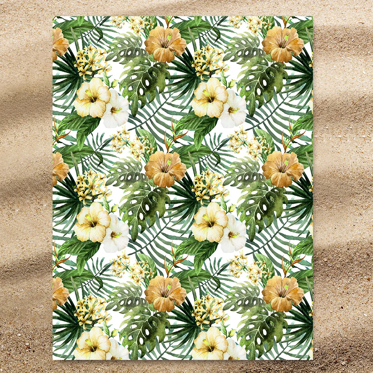 Tropical Hibiscus Extra Large Towel