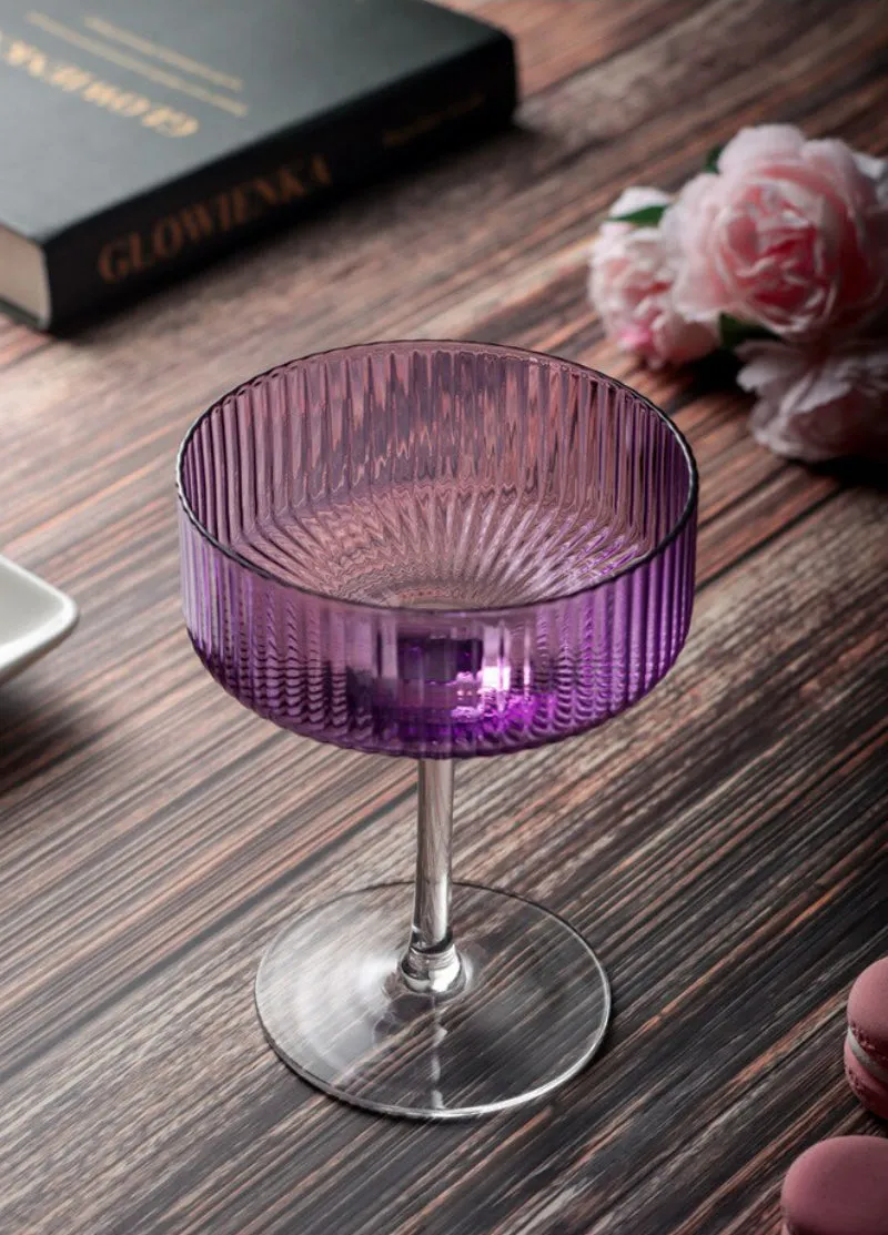 Violet Crystal Glasses