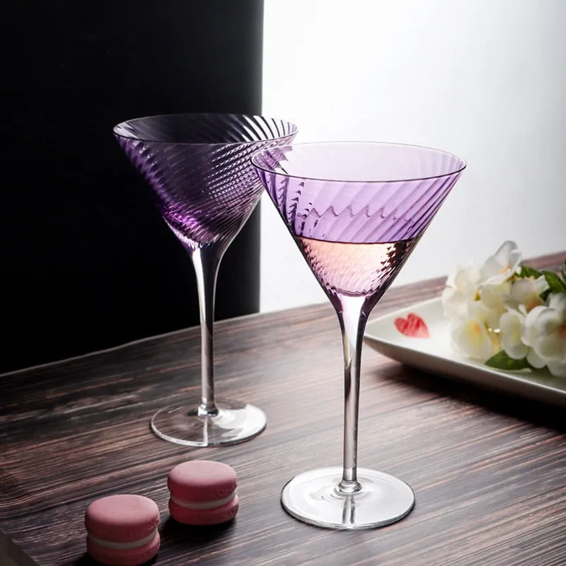 Violet Crystal Glasses