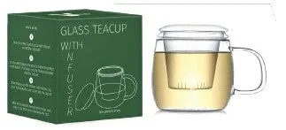 Vitals - Glass Tea cup with Infuser