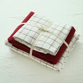 Washed Cotton Four-piece Duvet Cover Bedding