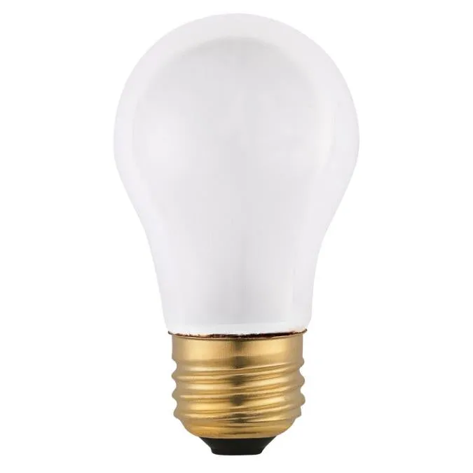 Westinghouse 0400600 25 Watt Incandescent A15 Frost - 2700 Kelvin - Warm White - 160 Lumens - E26-Medium Base - 120 Volt - Card