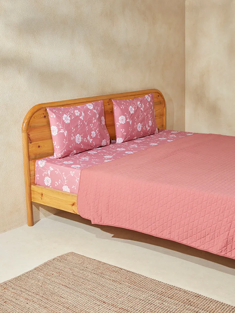 Westside Home Dusty Rose Jersey Double Comforter