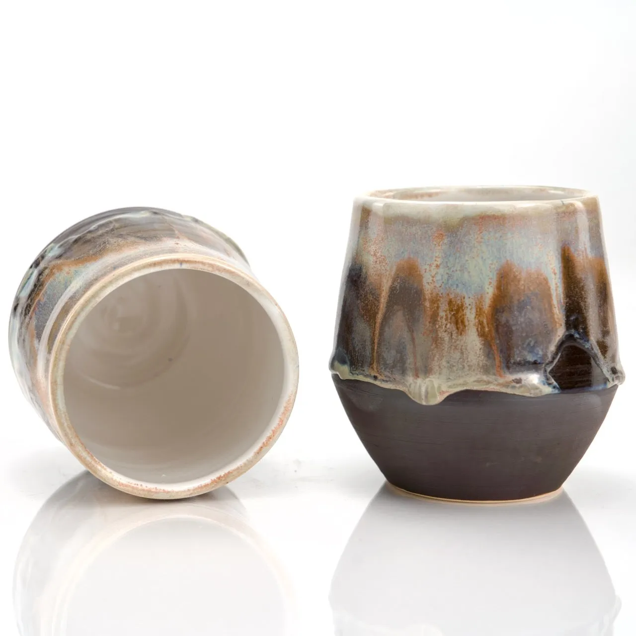 Wine Cup Set 12 oz - Earthy Brown