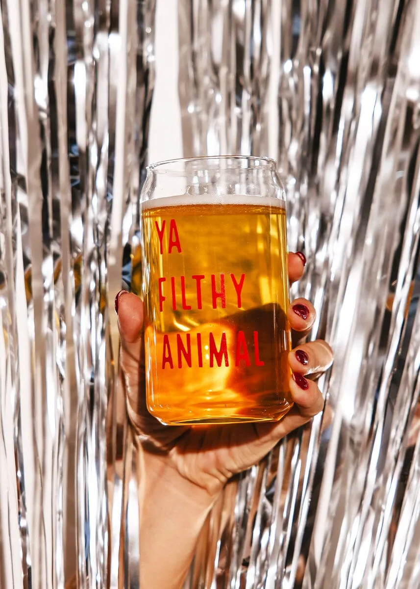 Ya Filthy Animal Beer Glass - 16 oz