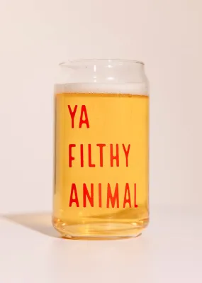 Ya Filthy Animal Beer Glass - 16 oz